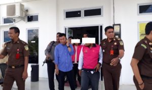 Rugikan Negara Rp 395 Juta, Tiga Tersangka Korupsi Bagian Pertahanan Kuansing Ditahan
